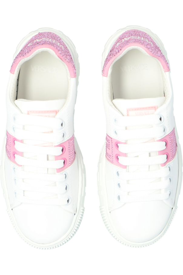 Versace kids sneakers with sparkling crystals kids s kids shoes 25